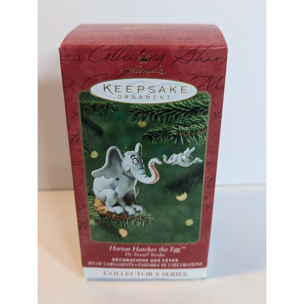 Hallmark Keepsake‎ Dr. Seuss #3 Set of 2 Horton Hatches the Egg 2001